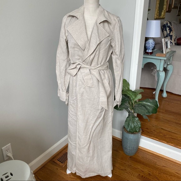 Capulet Cream Trench Coat - Picture 4 of 12